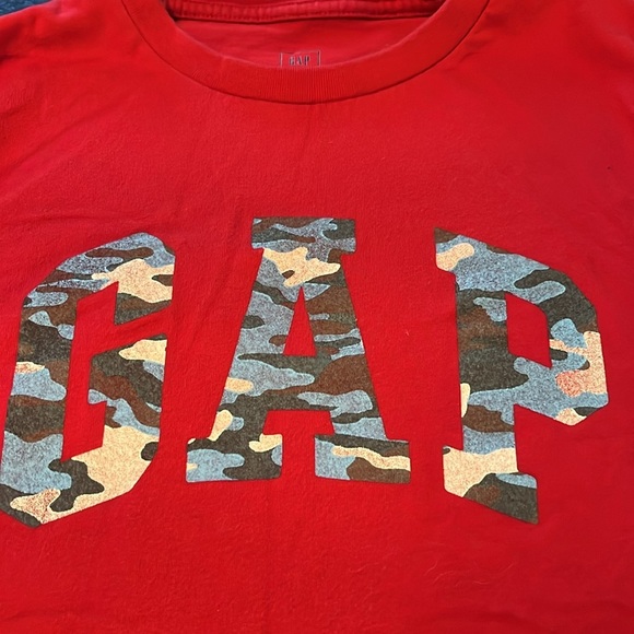 Gap tee with waffle knit long sleeves - Picture 3 of 5